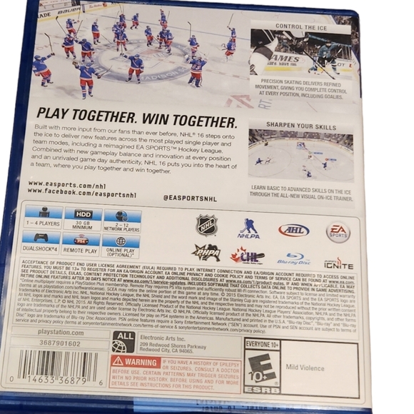 HP Sony Playstation 4 NHL 16 - Picture 2 of 3
